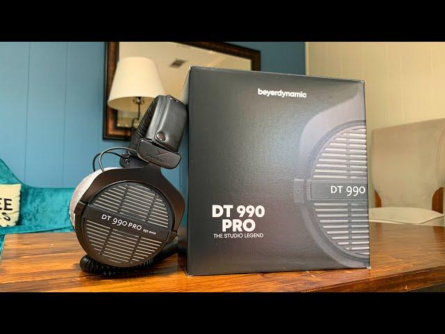 Beyerdynamic DT 990 Pro Studio Headphones Unboxing