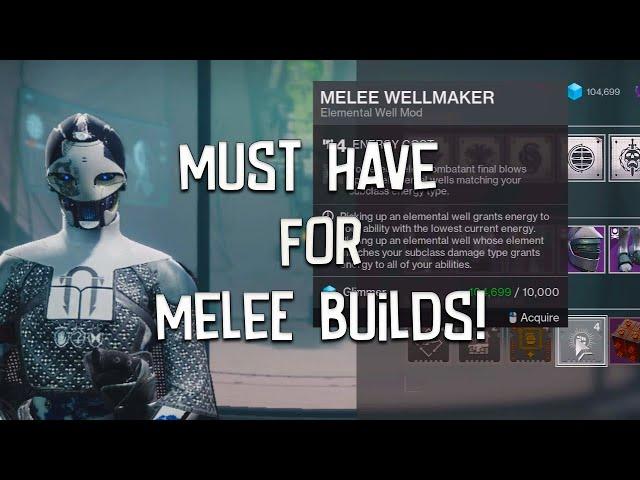 Destiny 2 - GET THIS MOD RIGHT NOW!!!(MELEE WELLMAKER)