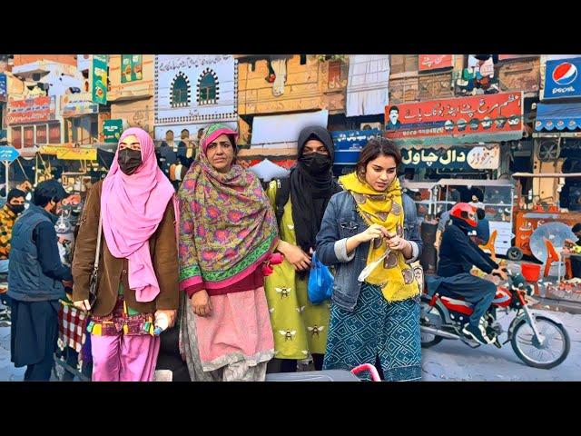  Anarkali Bazaar Lahore, Pakistan - 4K Walking Tour & Captions with an Additional Information