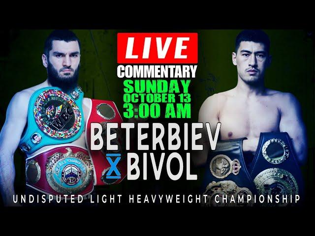 LIVE ARTUR BETERBIEV VS DMITRY BIVOL BOXING CCOMMENTARY! Undisputed Light heavyweight Championship