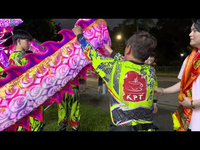 新加坡濟南体育會 Singapore Ji Nam LED Dragon Dance Eye dotting Ceremony at KPT 401 on 12 Feb 2024