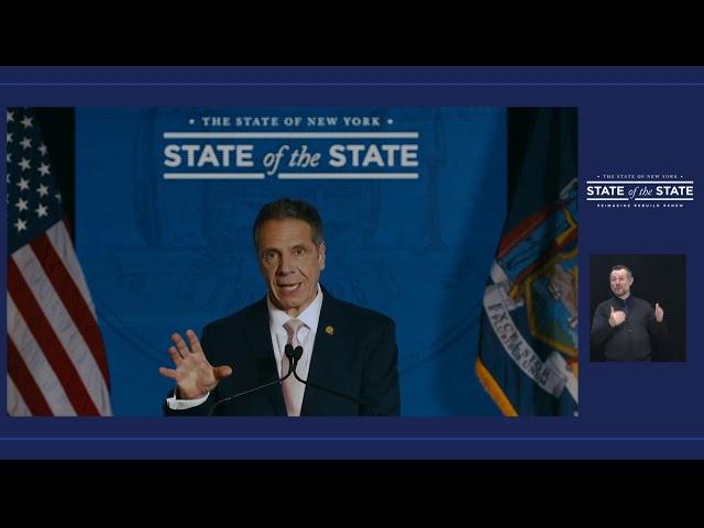 ASL: Governor Cuomo Delivers Fourth 2021 State of the State Address