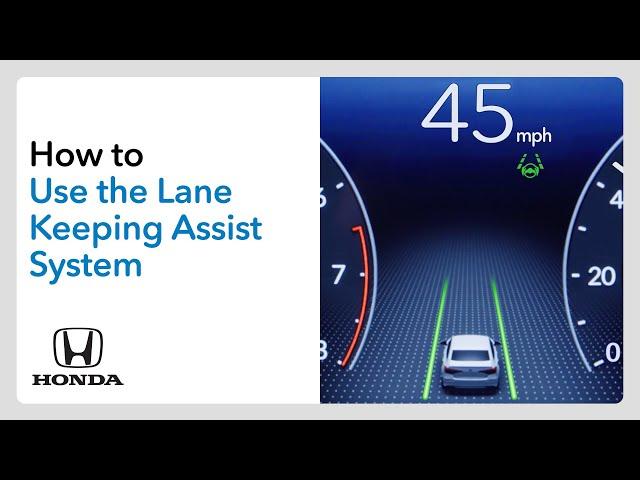 How to Use the Lane Keeping Assist System (LKAS)