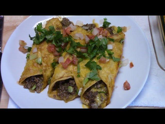 BEEF ENCHILADAS | SIMPLE  EASY  DELICIOUS