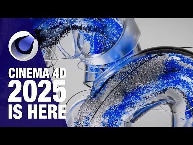 Cinema 4D 2025 Announced with new exciting features and improvements