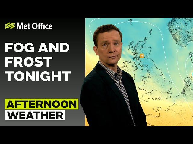 27/11/24 - Dry for most - Afternoon Weather Forecast UK – Met Office Weather