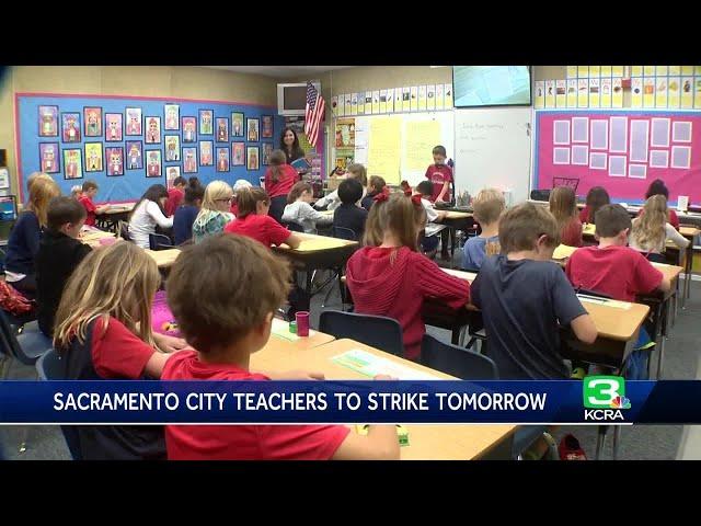 Sacramento teachers prepare for 1-day strike