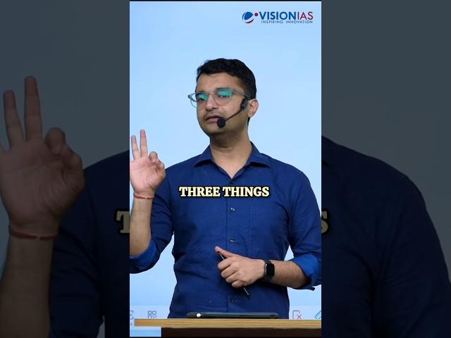 THREE Things Essential for Preparing Well, ft. Aditya Kalia Sir #shorts #upsc #ias