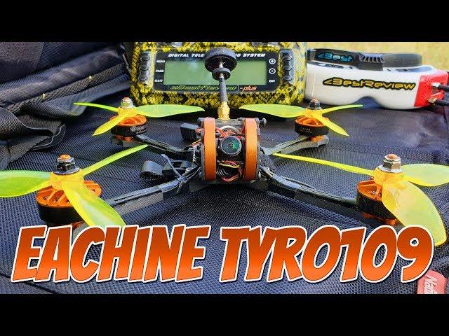  Полеты на  Eachine Tyro109 - Бюджетный FPV Квадрокоптер! 97$ Лето 2019