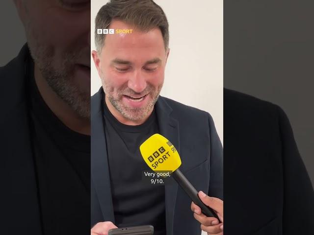 Eddie Hearn’s Chris Eubank impression is impressive | BBC Sport