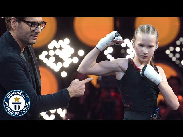 Most punches in one minute (female) - Guinness World Records