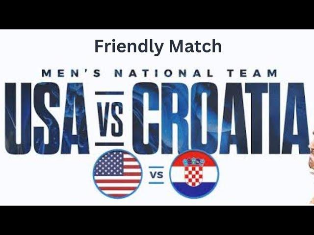 USA  VS CROATIA  Men's Water Polo Friendly Match 