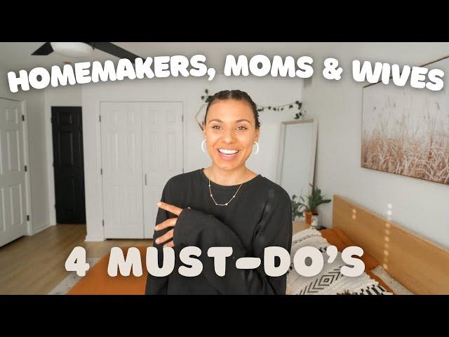 How To Be A More Productive Homemaker, Housewife & Mom 