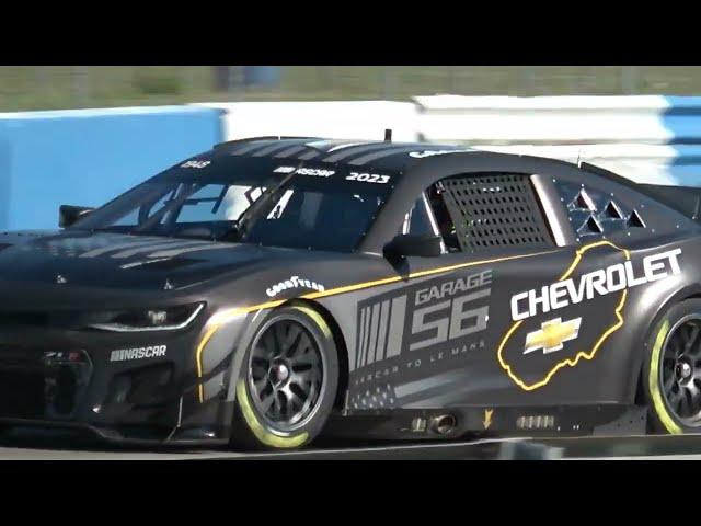 Garage 56 NASCAR Le Mans Chevy Testing at Sebring