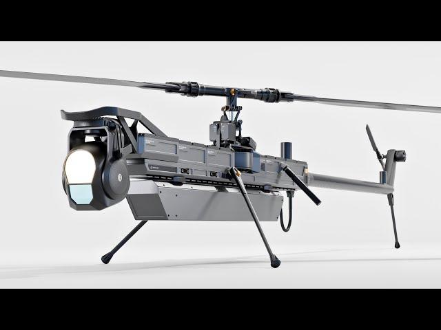 Anduril Ghost 4 UAV - Military Surveillance Drone 3D model