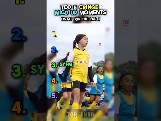Top 5 Cringe Mic'd Up Moments  #top5 #cringe #baseball