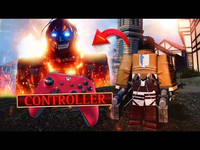 I Played Attack on Titan Revolution On CONTROLLER For The FIRST TIME!..