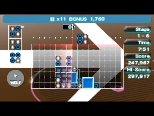 Lumines II - Class S - Stage 1-1 to 2-1 - 997,312