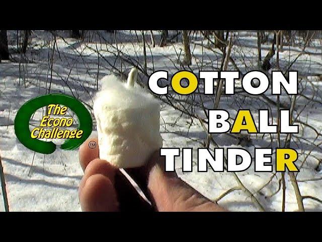 DIY Cotton Ball Tinder Rant - EconoChallenge