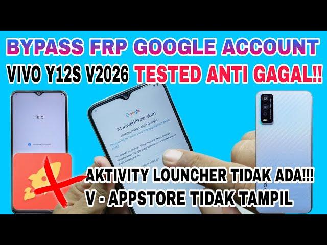 BYPASS FRP VIVO Y12S TERBARU 2024 || FIX REMOVE ACCOUNT GOOGLE VIVO Y12S WITHOUT PC