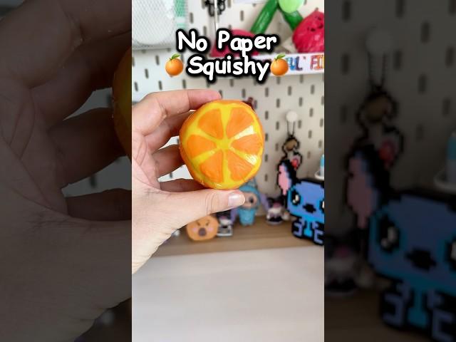 Easy DIY No Paper Squishy Anyone Can Make! #squishy #squishies #diysquishy #papersquishy 