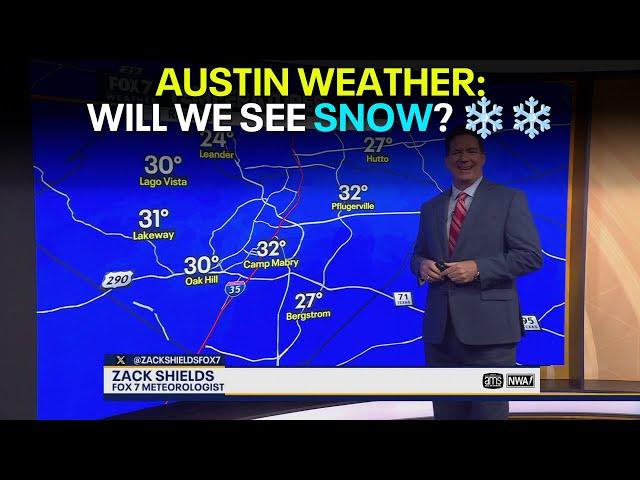 Austin weather: Freezing temperatures and rain expected. Will we see snow?