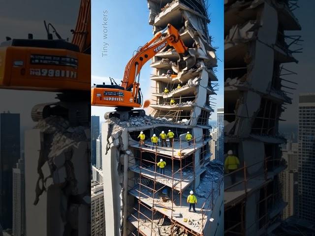 Excavator Collapse Caught on Camera! | Real Estate Construction Fail | EP-06 #realestate #excavator
