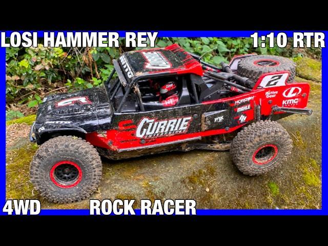 LOSI HAMMER REY 1/10 U4 4WD ROCK RACER BRUSHLESS RTR #YOUTUBECREATORCOMMUNITY