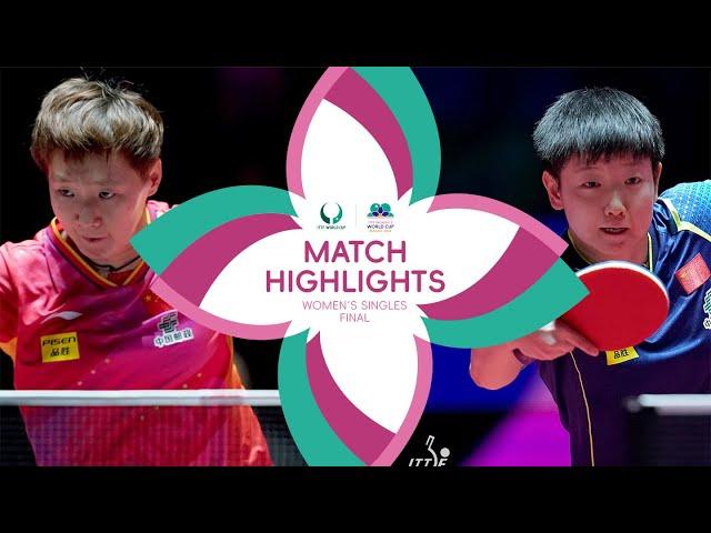 Sun Yingsha vs Wang Manyu | WS Final | ITTF MEN'S AND WOMEN'S WORLD CUP MACAO 2024