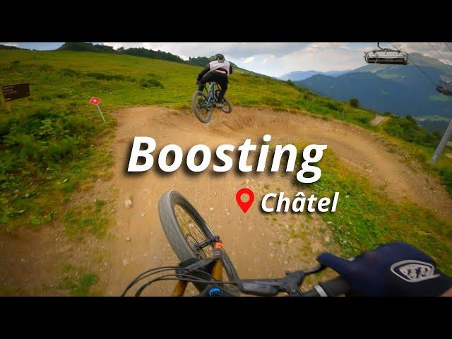 Ripping Laps POV Down Châtel Bikepark