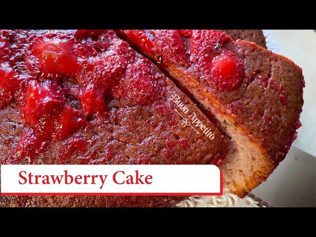 #کیک توت فرنگی خوشمزه#کیک خانگی خوشمزه#strawberry cake#strawberry recipe#torta#torta di fragole