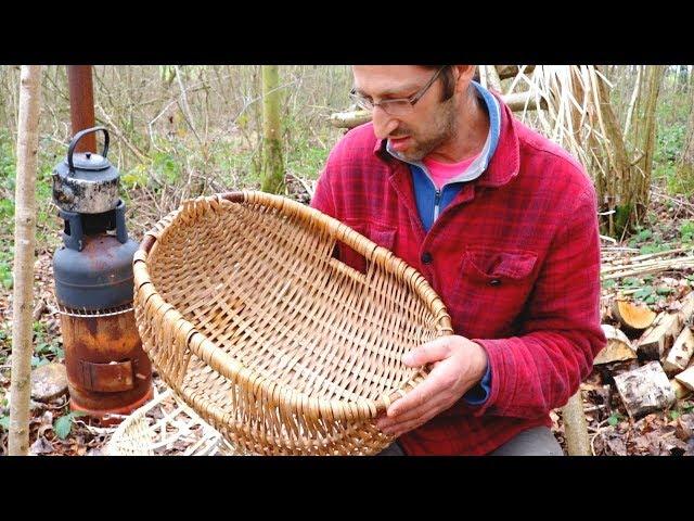 How To Make A Traditional Split Hazel Basket - Lewis Goldwater