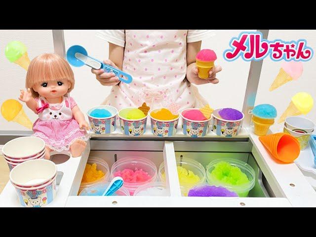 Colorful Ice Cream Shop Playset | Orbeez Crush Ice Cream , Baby Born , Nenuco