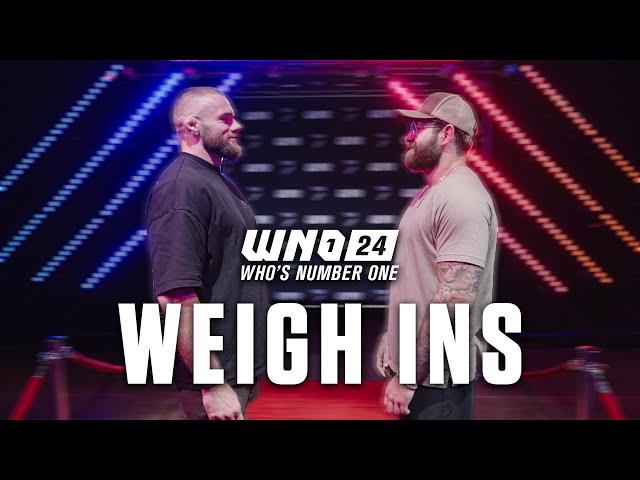 The Official Weigh Ins For WNO 24: Gordon Ryan vs Josh Saunders