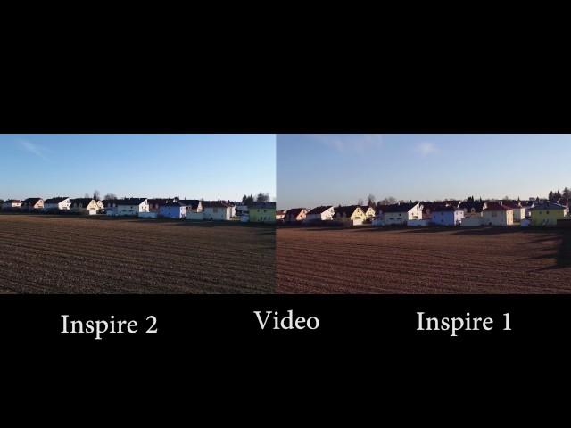 DJI INSPIRE 2 vs INSPIRE 1 X5 vs X5s Camera Comparison