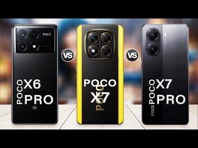 Poco X7 Vs Poco X7 Pro Vs Poco X6 Pro | Poco X7 Series Specs Review