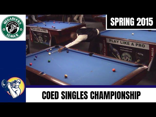 Megabucks Amateur Pool League: Jamiyl Adams vs Patrick Meyers 2015 Spring Coed Singles Championships