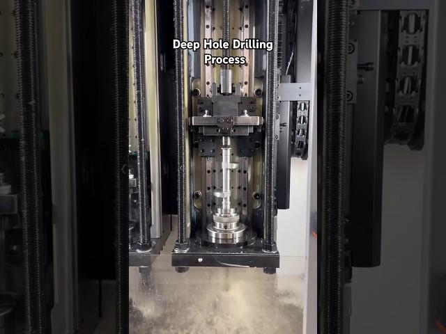 Deep Hole Drilling Process #drilling #cnc #technology #machine