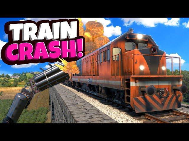 I CRASHED a Train with a NUKE in the NEW Derail Valley Simulator Update!