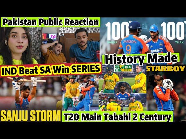 INDIA Beat SOUTHAFRICA 4th T20 INDIA WIN Series Batting Bowling Dominated PerformancePak Reaction