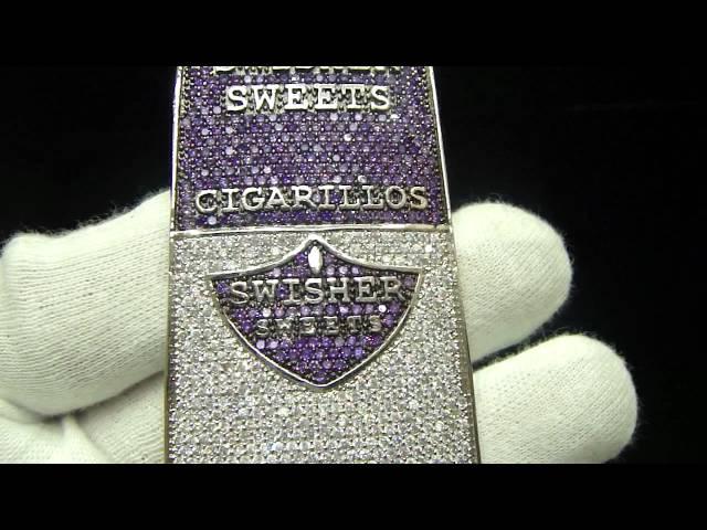 Master Of Bling Purple Swisher SweetsPendant