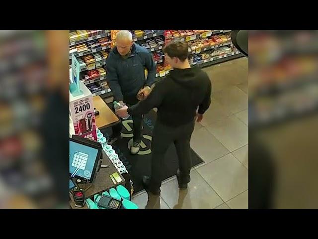 Watch how we caught this father and son double act!