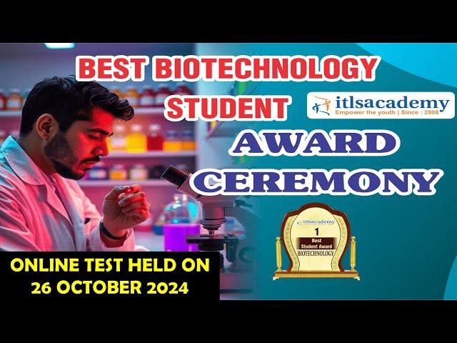 Best Biotechnology Student Award Ceremony