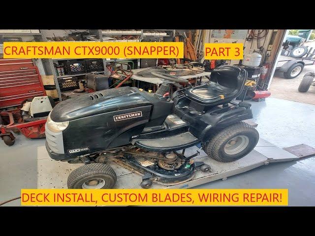 Craftsman CTX9000 (Snapper) | Deck Repair And Annual Service! Part 3