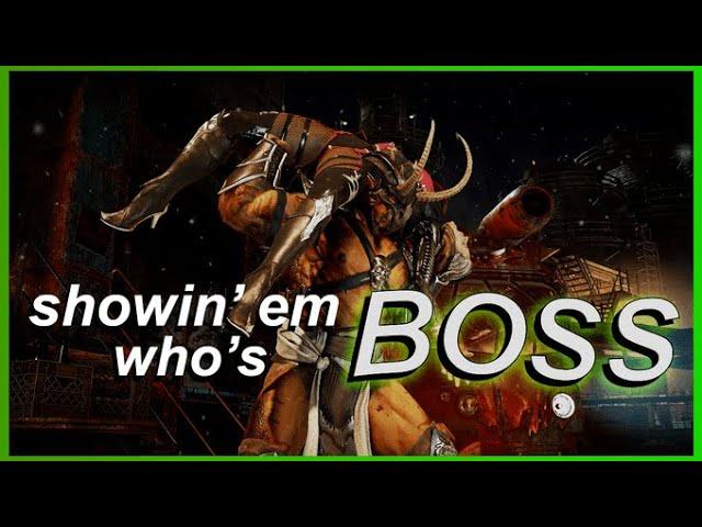 Showin' em who's boss | MK11 Shao Kahn