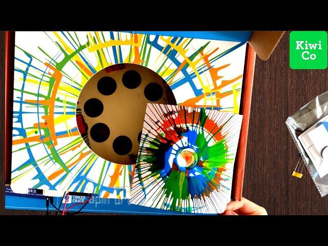  Tinker Crate Spin Art Machine - KiwiCo Review