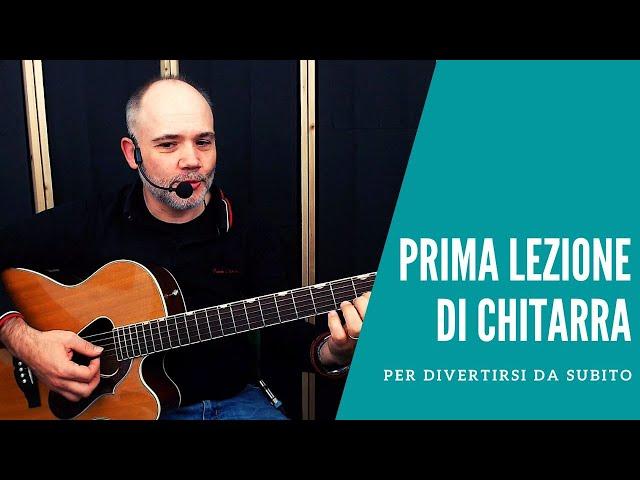 La tua prima lezione di chitarra (comincia da zero)