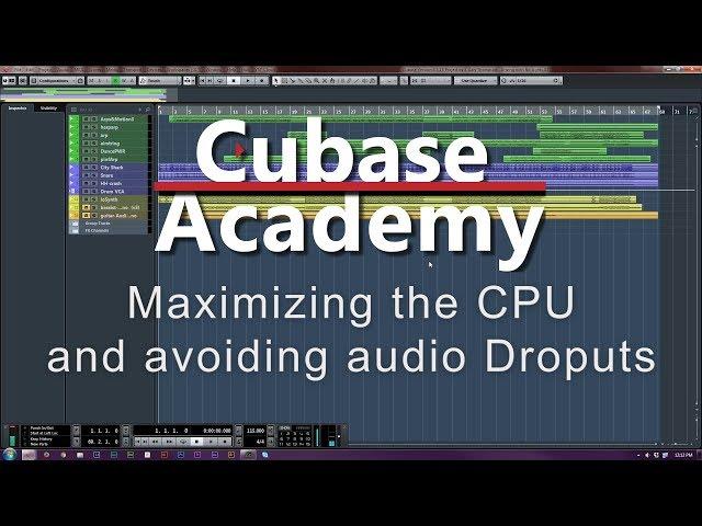 Maximizing Track Count & Saving CPU in Cubase