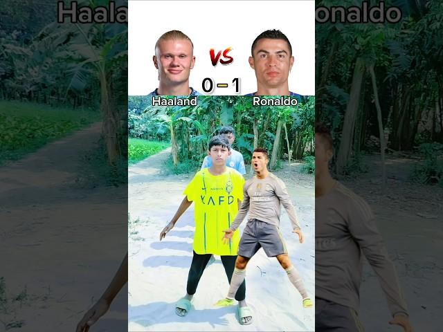 Ronaldo vs Haaland fans  #shorts #football #ronaldo #haaland #trending #fans #vs #yt