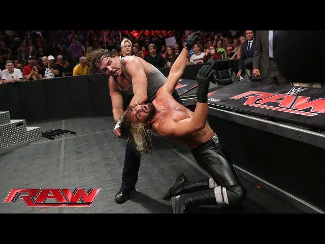 Dean Ambrose vs. Seth Rollins - WWE App Vote Match: Raw, Aug. 18, 2014